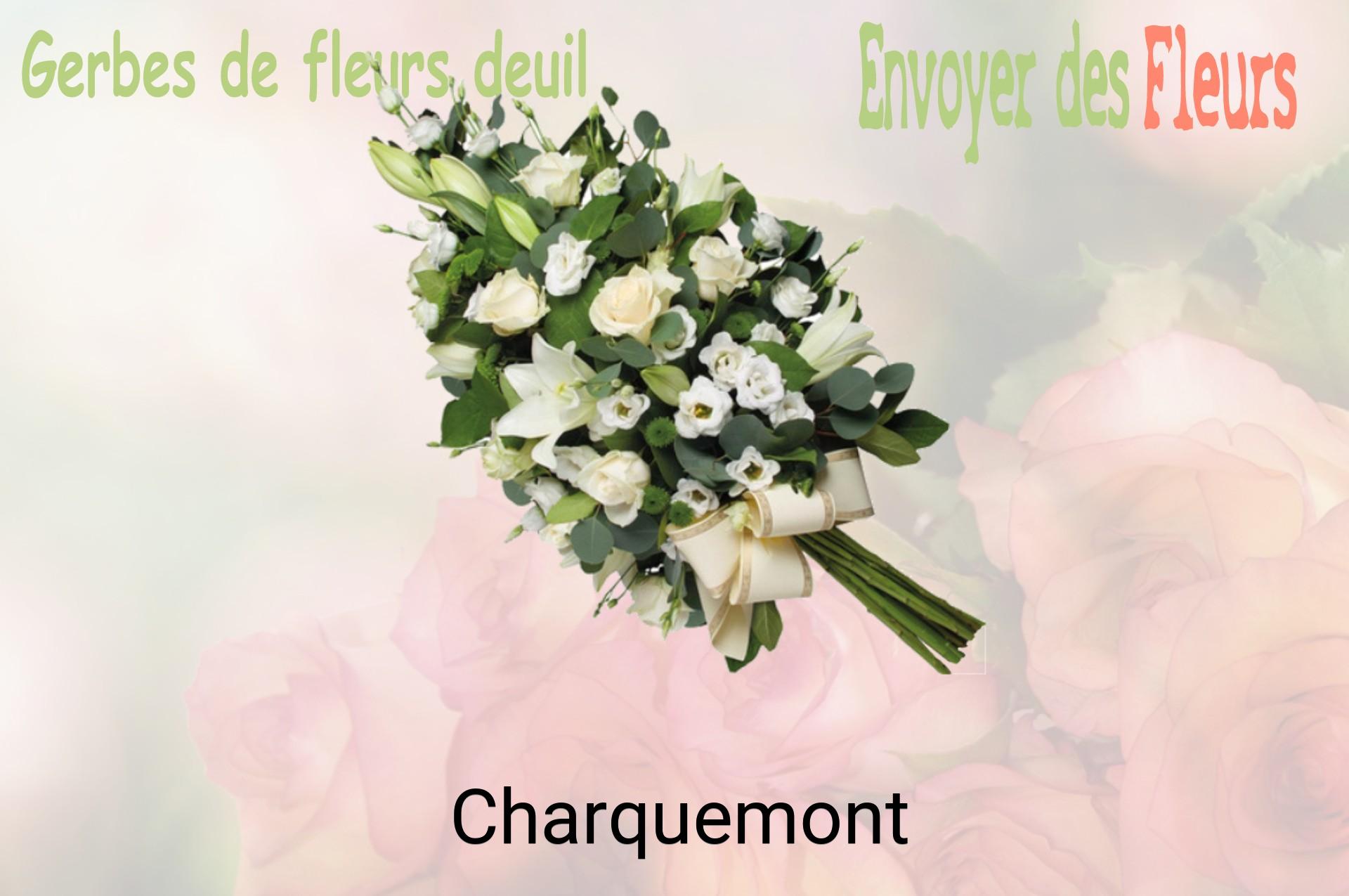 Gerbe de fleurs de deuil livrée à Charquemont